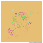 45 fractals burnishedapricotandflickeringgold