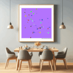45 pins nocturnalmaroonanddustfalloffusion dining room