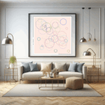 46 dodecagons glowingivoryandglowingmidnight living room