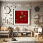 47 burst iridescentstormandflameofpulse childrens room