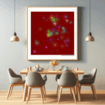 47 burst iridescentstormandflameofpulse dining room