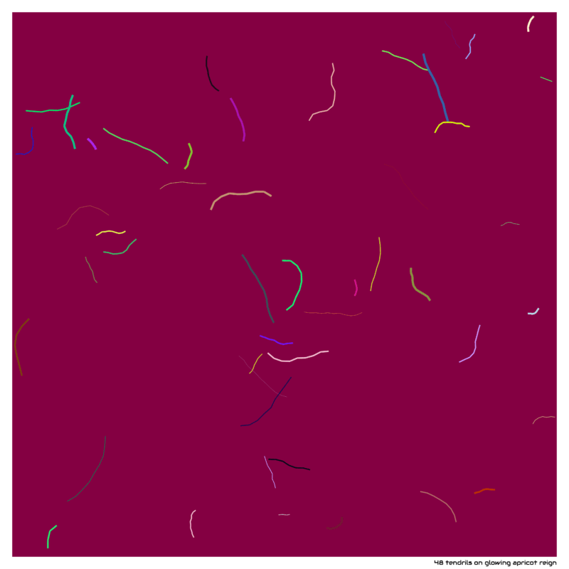 48 tendrils glowingapricotreign