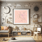 51 lines petalofflickeringroseandbronze childrens room