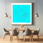 52 hexagons silenceindeepaqua dining room
