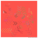 53 chevrons crimsononinfiniteflax