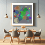 55 mazedisks opalescentgray arequiemofstar dining room