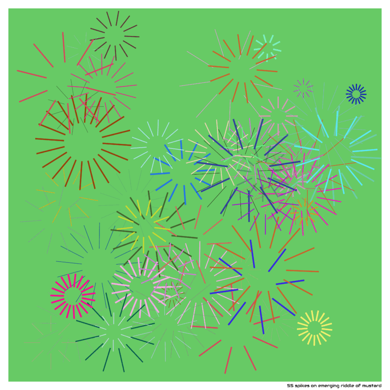 55 spikes emergingriddleofmustard