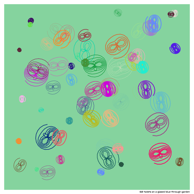60 twists aglazedbluethroughgarden