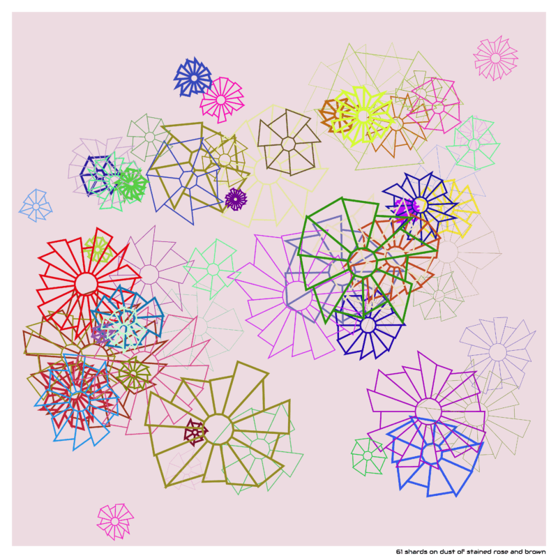61 shards dustofstainedroseandbrown