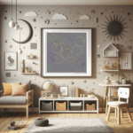 63 hexagons hollowgrayandsoothingspace childrens room