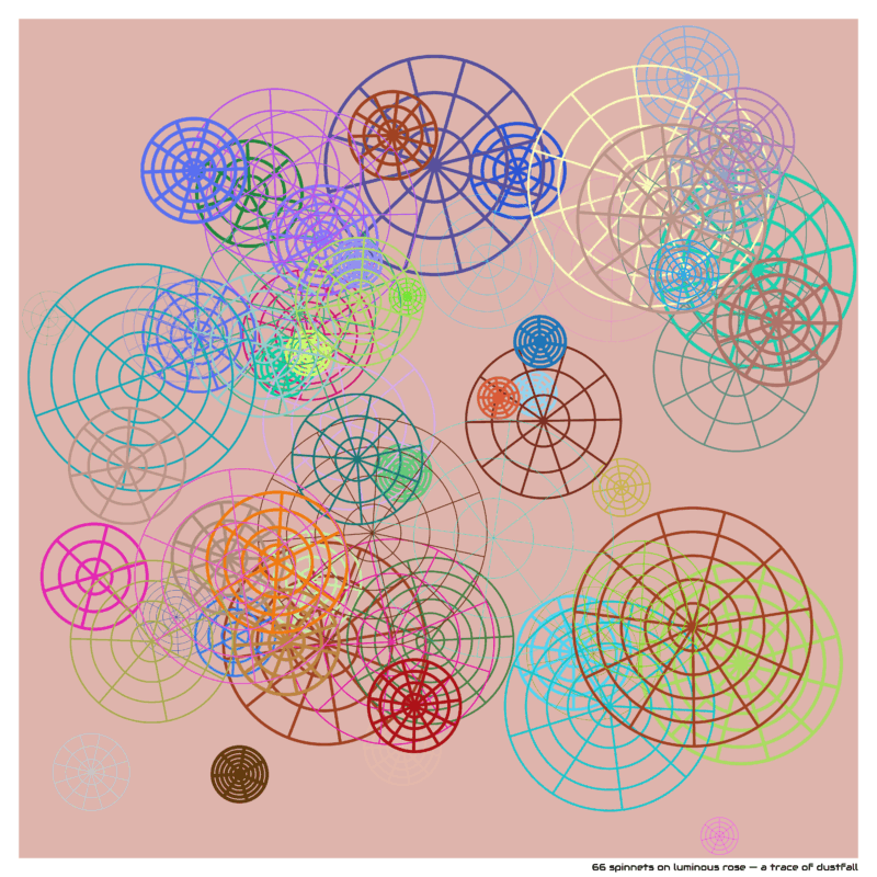 66 spinnets luminousrose atraceofdustfall