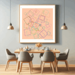 67 squares traceoffrozenroseandruby dining room
