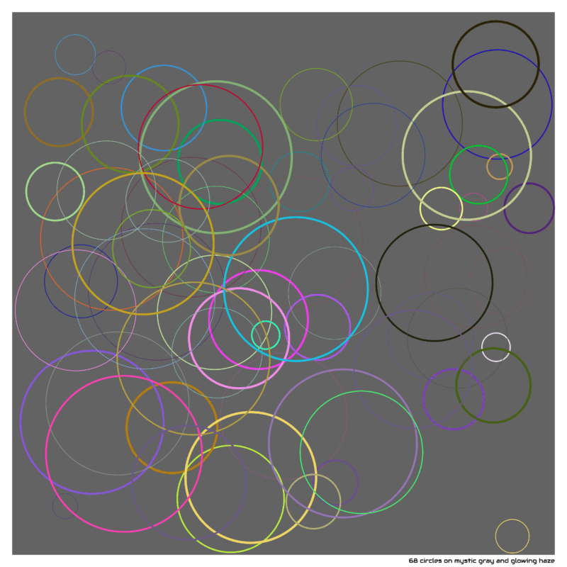 68 circles mysticgrayandglowinghaze