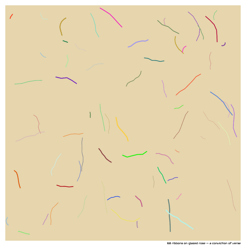 68 ribbons glazedrose aconvictionofverse