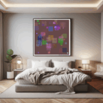 69 tiles moonofsilentperiwinkleandforest bedroom