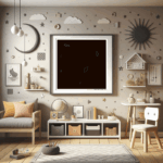 7 lozenges blackandcaramelinglance childrens room