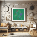 70 rays veiledsilverchasinglight childrens room