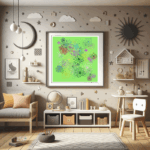 72 crystals luminousmagentaandvelvetysage childrens room