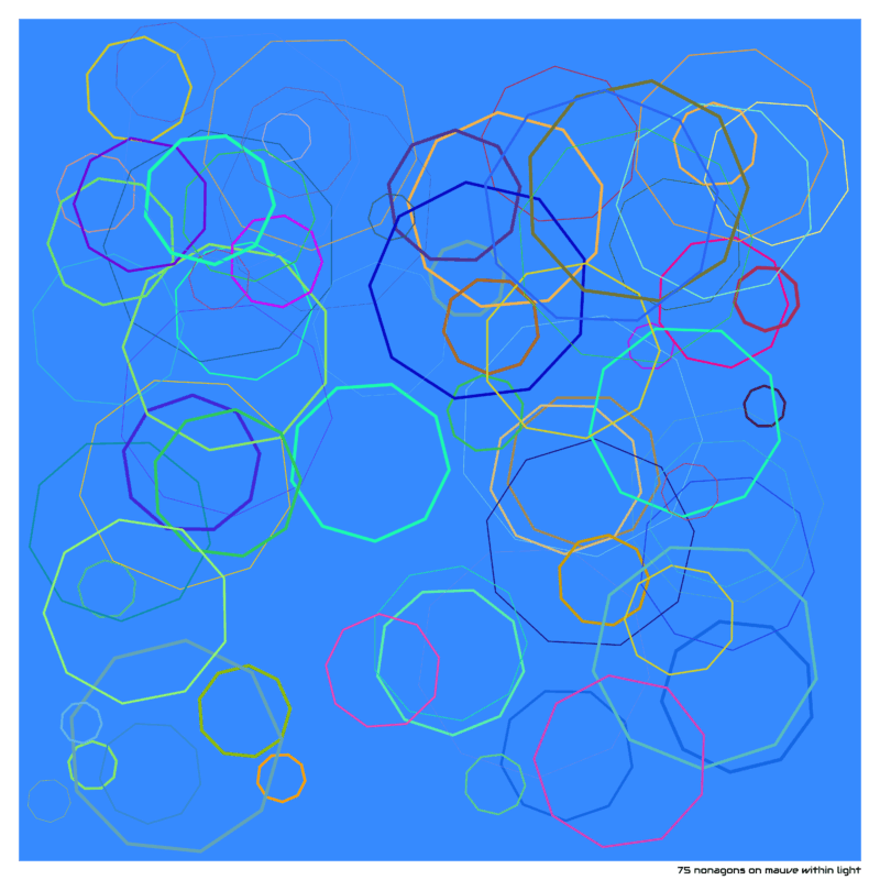 75 nonagons mauvewithinlight