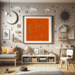 82 orbitarcs brightcrimsonandchilledindigo childrens room
