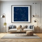 87 rectangles peachuponhollowmint living room