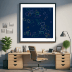 87 rectangles peachuponhollowmint office