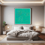 88 squares gleamingpeachfromshade bedroom