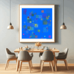 88 tiles luminouschocolate dining room