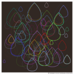 89 raindrops shrineofvelvetygrayandterracotta