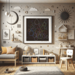 89 raindrops shrineofvelvetygrayandterracotta childrens room