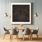 89 raindrops shrineofvelvetygrayandterracotta dining room