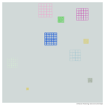 9 tiles flickeringroseandmutedbeige