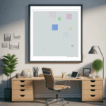 9 tiles flickeringroseandmutedbeige office