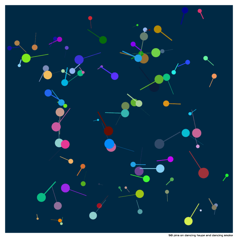 90 pins dancingtaupeanddancingsmoke