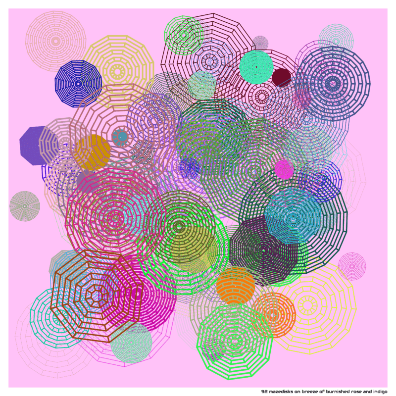 92 mazedisks breezeofburnishedroseandindigo