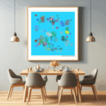 92 twists flickeringaquaofwhirlandlullaby dining room