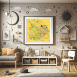 94 spirals nocturnalpeachoffeatherandbloom childrens room