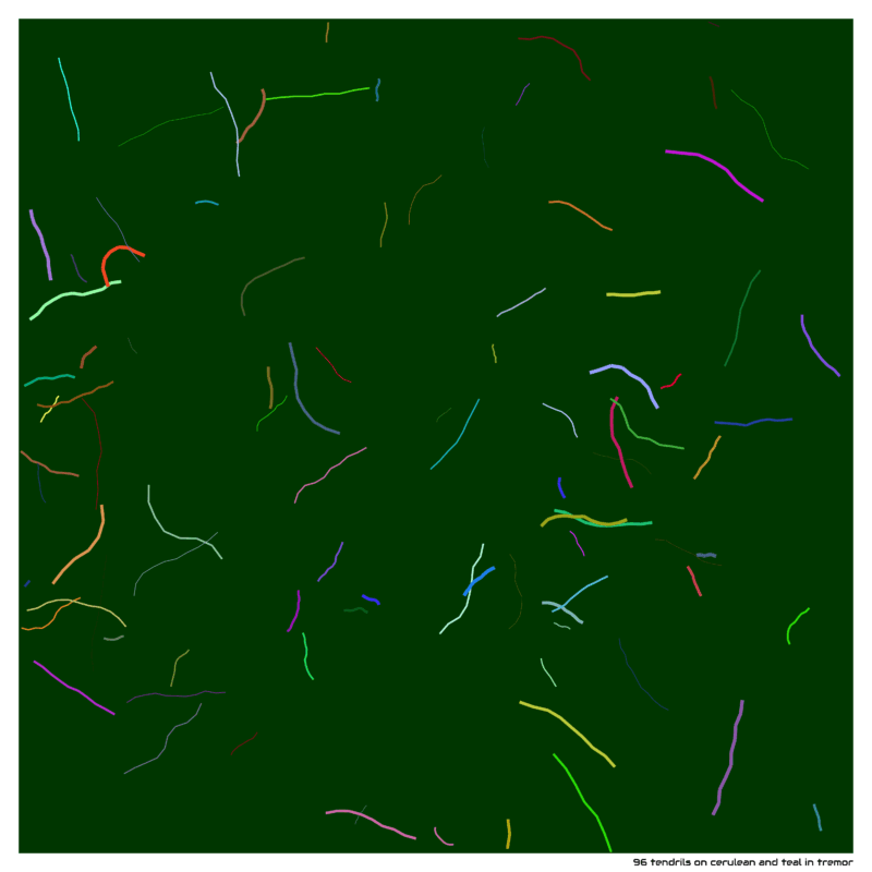 96 tendrils ceruleanandtealintremor