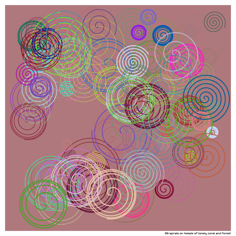 99 spirals templeoflonelycoralandforest