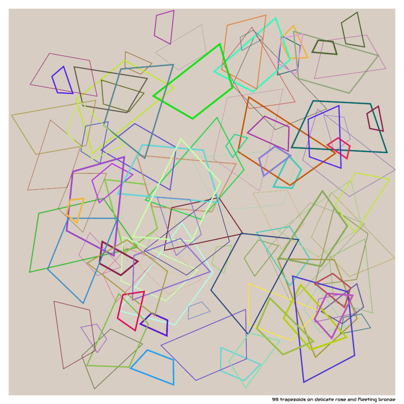 99 trapezoids delicateroseandfleetingbronze
