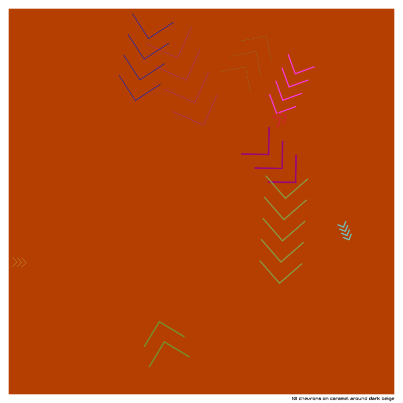 10 chevrons caramelarounddarkbeige