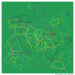 105 trapezoids cometofduskyazure