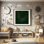 109 hexagons fleetingblackcomet childrens room