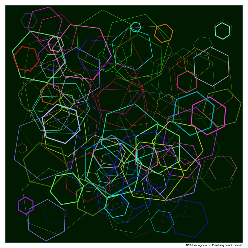 109 hexagons fleetingblackcomet