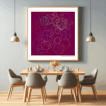 110 hexagons gardenofemergingplumandmint dining room