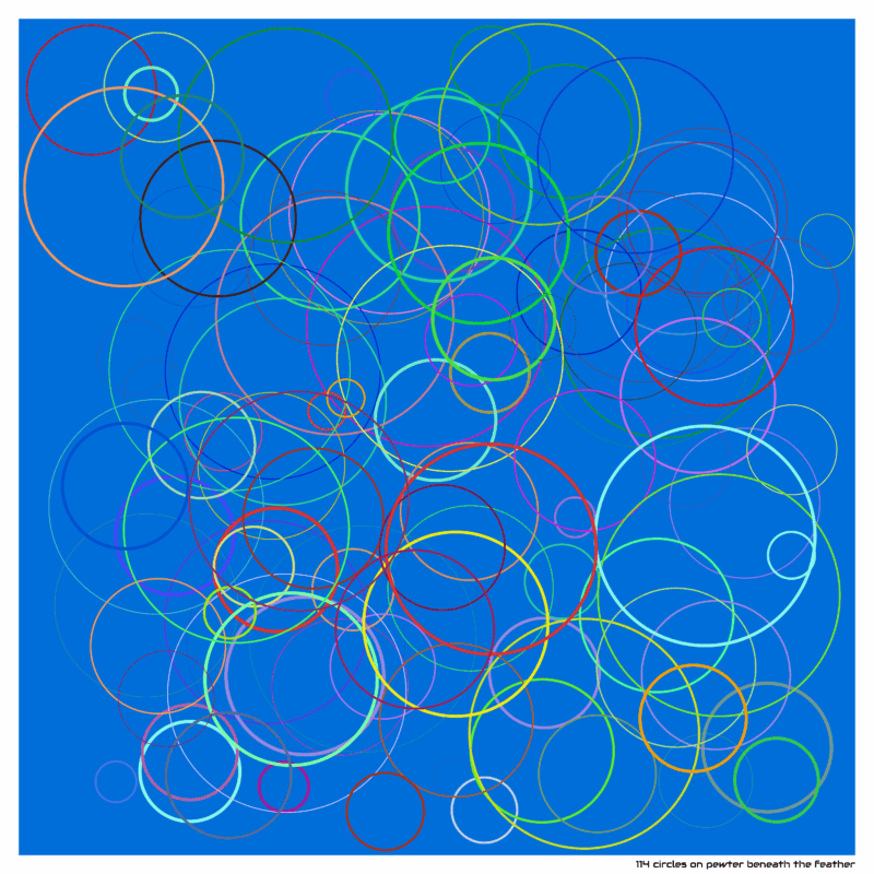 114 circles pewterbeneaththefeather