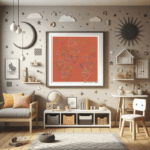 122 triangles silentgoldandshoreofsymphony childrens room