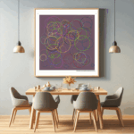 125 circles veiledeggshellandgleamingchocolate dining room