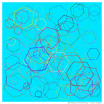 126 hexagons burnishedaqua areturnofgarden