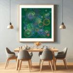 146 spirals frozengold dining room